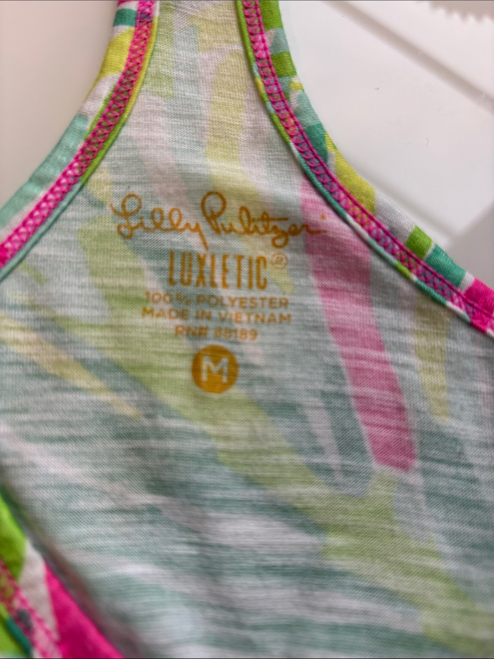 Lilly Pulitzer Luxletic Racerback Tank - Picture 3 of 3